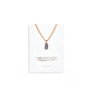 LABRADORITE AURA NECKLACE - COLLARES - Malandra Jewelry - TC1182