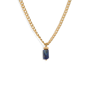 LAPISLAZULI AURA NECKLACE - COLLARES - Malandra Jewelry - TC1181