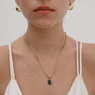 LAPISLAZULI AURA NECKLACE - COLLARES - Malandra Jewelry - TC1181
