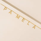 LETTER NAME NECKLACE - COLLARES PERSONALIZADOS - Malandra Jewelry - TC220.1