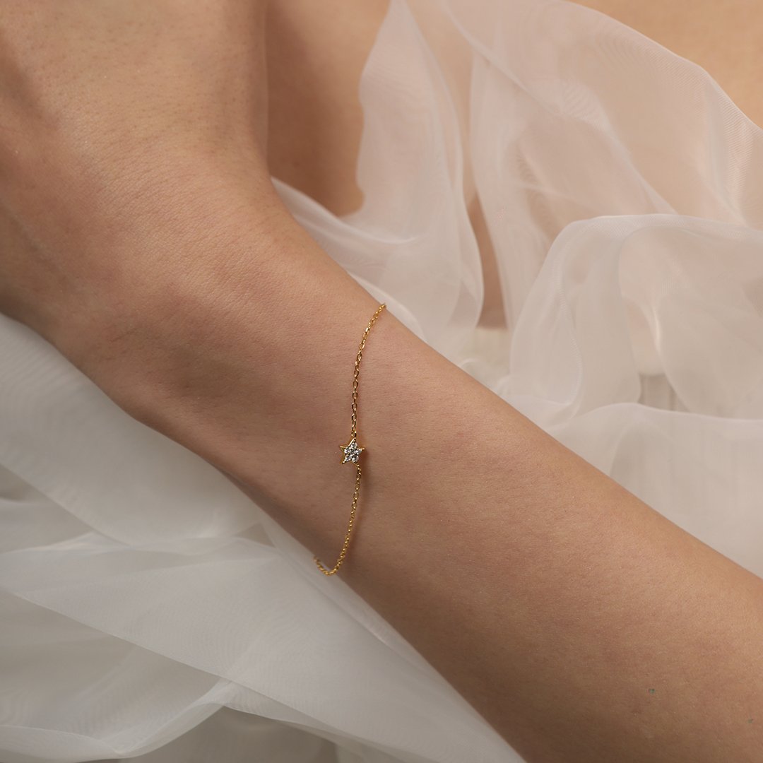LITTLE STAR BRACELET - PULSERAS - Malandra Jewelry - EAWP22-AAE029-3