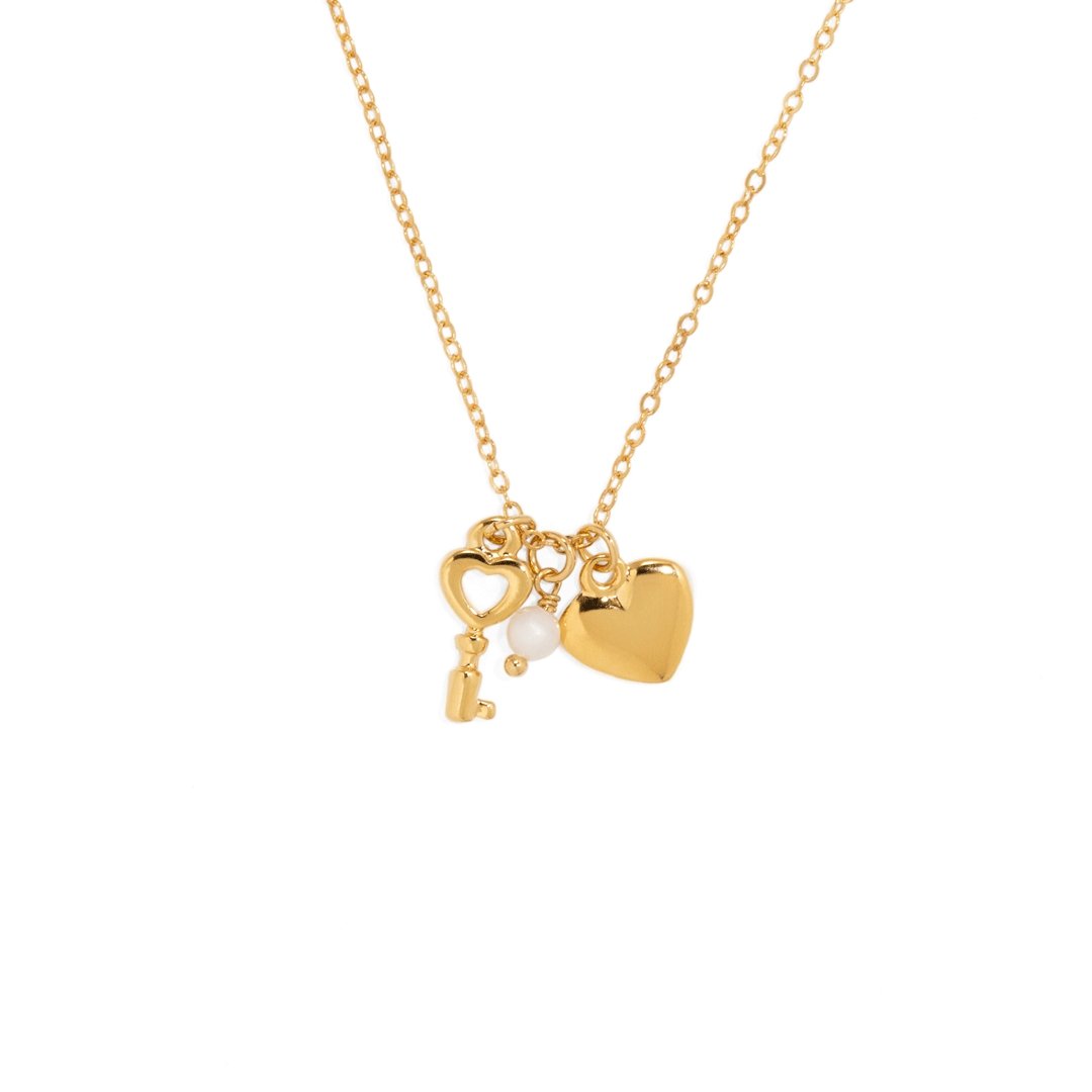 LOVE AMULET NECKLACE - COLLARES - Malandra Jewelry - VCC155