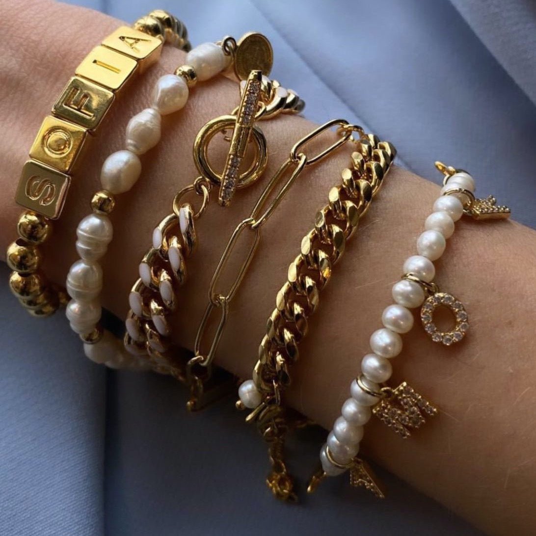 MAR PEARL BRACELET - BRAZALETES - Malandra Jewelry - TP157
