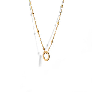 MINI BULLES GOLDEN NECKLACE - COLLARES - Malandra Jewelry - TC1363
