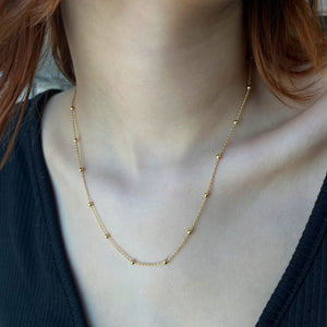 MINI BULLES GOLDEN NECKLACE - COLLARES - Malandra Jewelry - TC1363