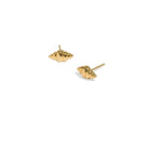 MINI CROISSANT GOLDEN STUDS - ARETES - Malandra Jewelry - VCA178-3926