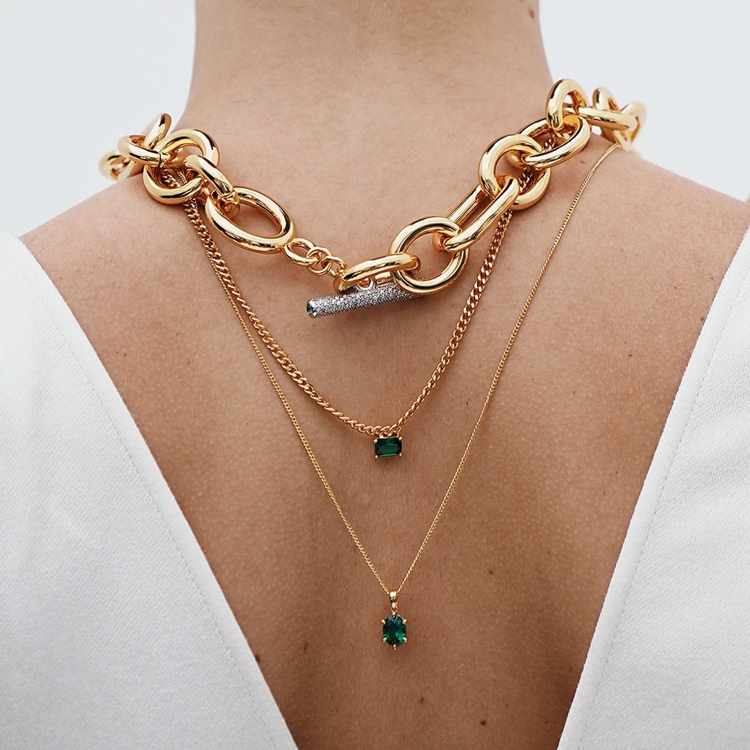 MUSE LINK NECKLACE - COLLARES - Malandra Jewelry - ICC404