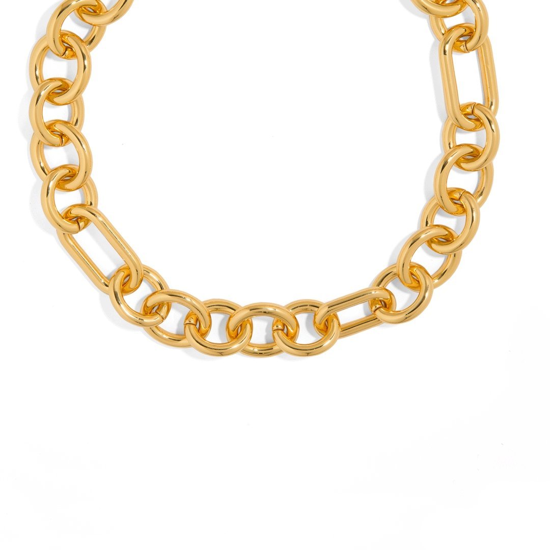 MUSE LINK NECKLACE - COLLARES - Malandra Jewelry - ICC404