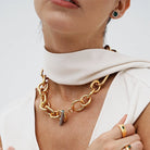 MUSE LINK NECKLACE - COLLARES - Malandra Jewelry - ICC404