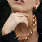 MUSE LINK NECKLACE - COLLARES - Malandra Jewelry - ICC404
