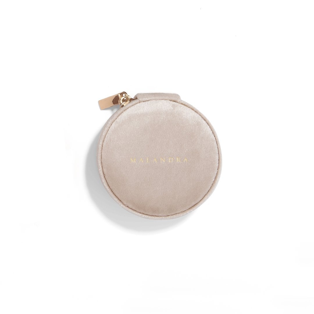 NUDE VELVET JEWELRY CASE - JOYERO - Malandra Jewelry - JO4