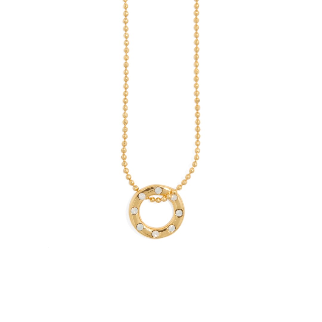 OPAL & GOLD CHARM - DIJES - Malandra Jewelry - ICD291.D.O