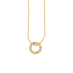 OPAL & GOLD CHARM - DIJES - Malandra Jewelry - ICD291.D.O