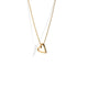 OUTLINED HEART GOLDEN NECKLACE - COLLARES - Malandra Jewelry - TC1044