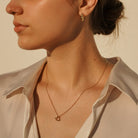 OUTLINED HEART GOLDEN NECKLACE - COLLARES - Malandra Jewelry - TC1044
