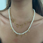 PEARL NAME NECKLACE - COLLARES PERSONALIZADOS - Malandra Jewelry - TC229.1