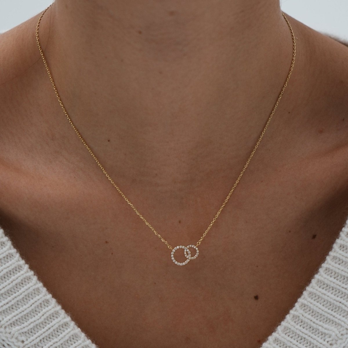 PROMISE GOLDEN NECKLACE - COLLARES - Malandra Jewelry - XBC36