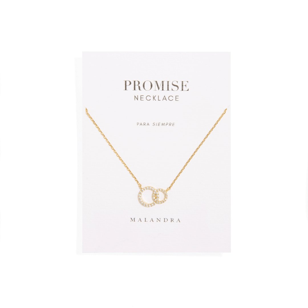 PROMISE GOLDEN NECKLACE - COLLARES - Malandra Jewelry - XBC36
