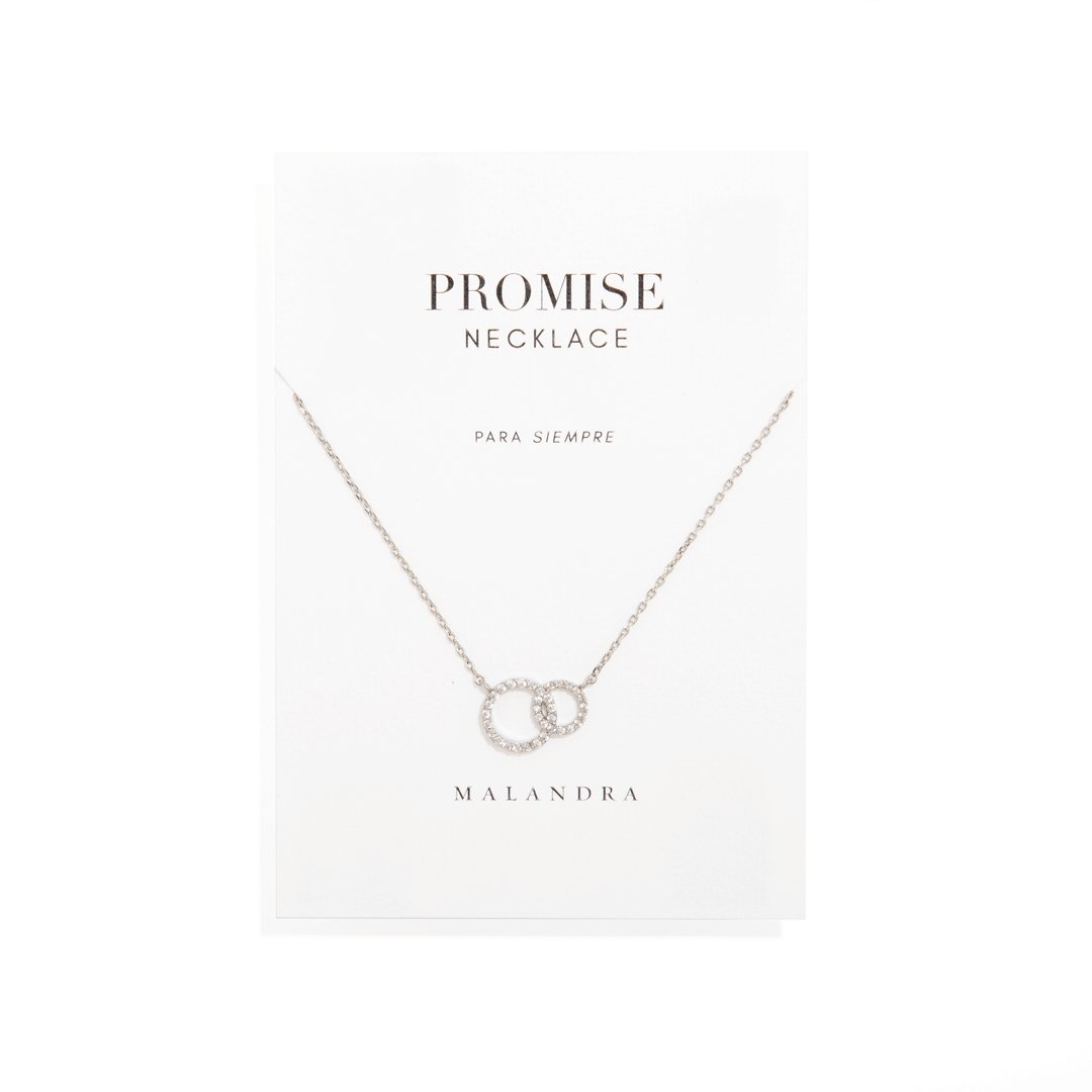 PROMISE SILVER NECKLACE - COLLARES - Malandra Jewelry - XBC78