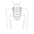 ROLO CHAIN BOHO PEARL NECKLACE - COLLARES - Malandra Jewelry - TC1078