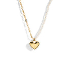 ROMANTIQUE HALF & HALF NECKLACE - COLLARES - Malandra Jewelry - TC1500