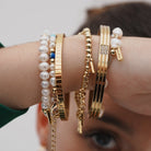 ROUND PEARL CUSTOM BRACELET - PULSERAS PERSONALIZADAS - Malandra Jewelry - TP1106.1