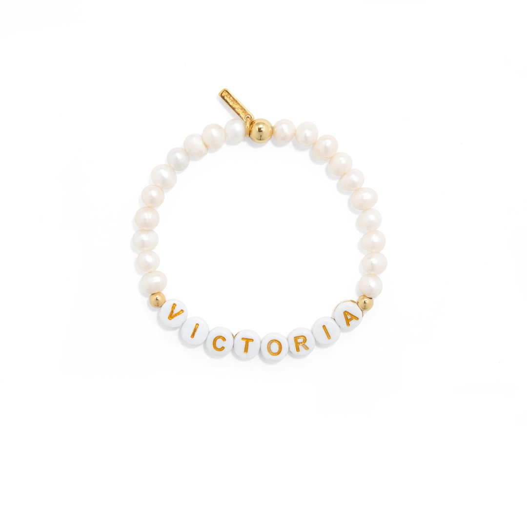 ROUND PEARL CUSTOM BRACELET - PULSERAS PERSONALIZADAS - Malandra Jewelry - TP1106.1