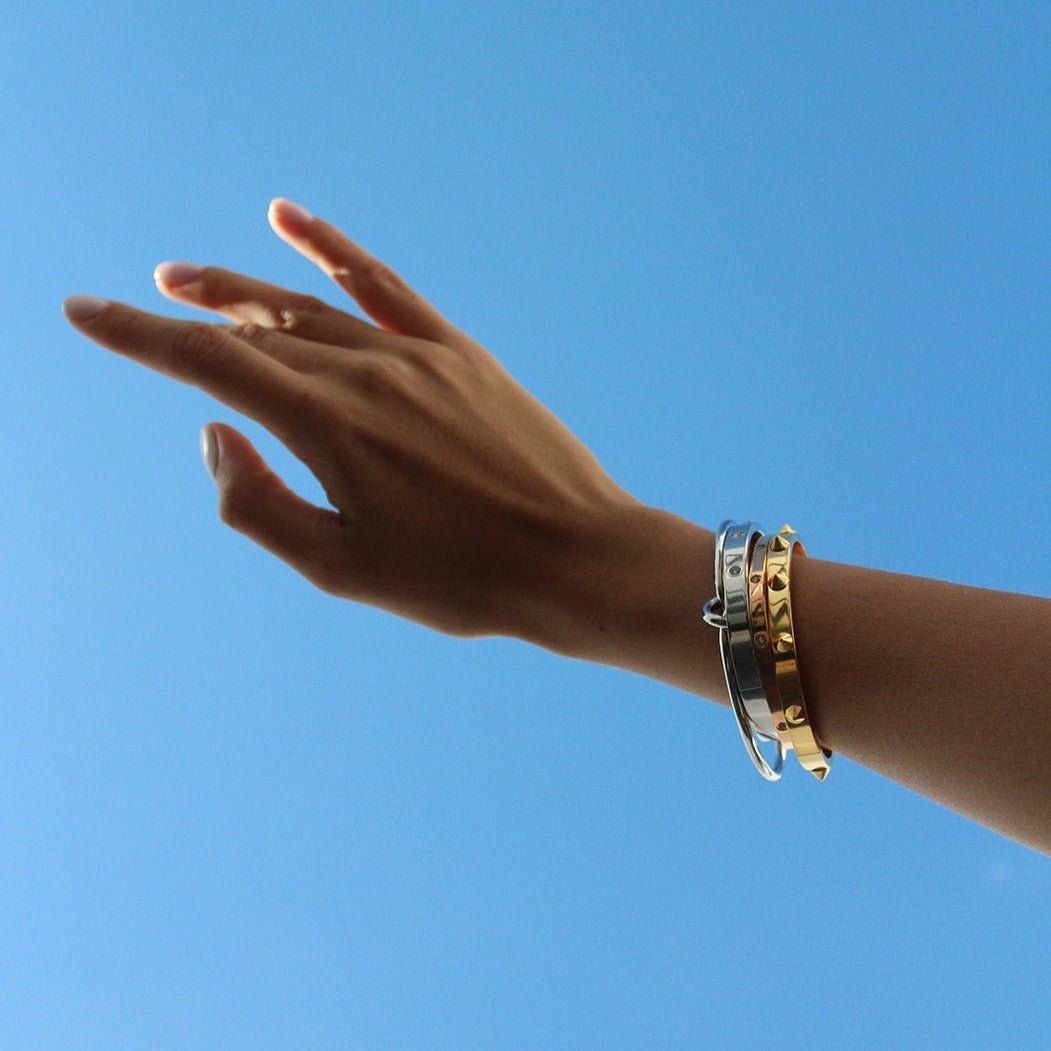 ROUND SPARK SILVER BRACELET - BRAZALETES - Malandra Jewelry - EP6041.P