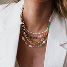 SAMPLE - CHILL AVANT BLACK CUSTOM NECKLACE - SAMPLE - Malandra Jewelry - TC894