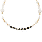 SAMPLE - NUBE PEARL BLACK CUSTOM NECKLACE - SAMPLE - Malandra Jewelry - TC974