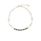 SAMPLE - NUBE PEARL BLACK CUSTOM NECKLACE - SAMPLE - Malandra Jewelry - TC974