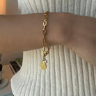 SAN BENITO MEDAL BRACELET - PULSERAS - Malandra Jewelry - TP1556