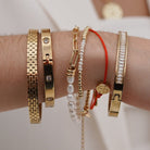 SAN BENITO RED BRACELET - BRAZALETES - Malandra Jewelry - TP1101