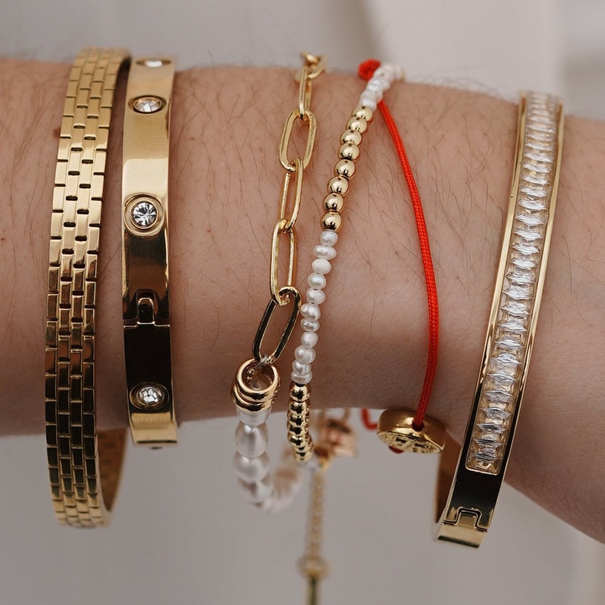 SAN BENITO RED BRACELET - BRAZALETES - Malandra Jewelry - TP1101