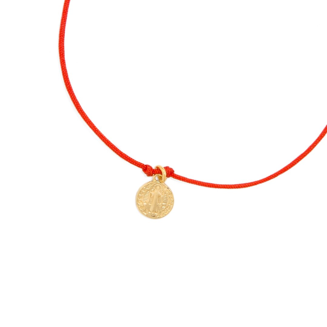 SAN BENITO RED KNOT BRACELET - PULSERAS - Malandra Jewelry - TP728