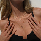 SERENA CLEAR TENNIS NECKLACE - COLLARES - Malandra Jewelry - EC6116