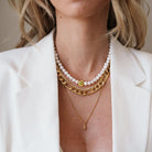 SERENA CLEAR TENNIS NECKLACE - COLLARES - Malandra Jewelry - EC6116
