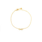 SERENA INFINITY GOLDEN BRACELET - PULSERAS - Malandra Jewelry - EAWP31-AAE029-3