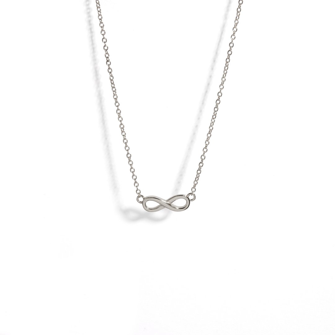 SERENA INFINITY SILVER NECKLACE - COLLARES - Malandra Jewelry - EAWC25.P-AAE030-3