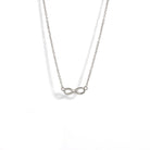 SERENA INFINITY SILVER NECKLACE - COLLARES - Malandra Jewelry - EAWC25.P-AAE030-3