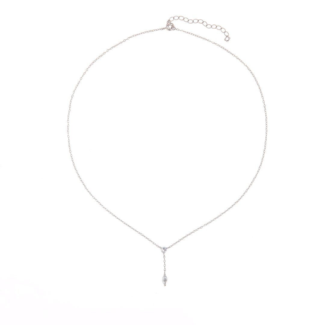 SERENA LINK SILVER NECKLACE - COLLARES - Malandra Jewelry - ERC5 - G60301261552A
