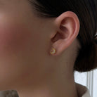 SERENA MOON GOLDEN PIERCING - ARETES - Malandra Jewelry - EAWA28-