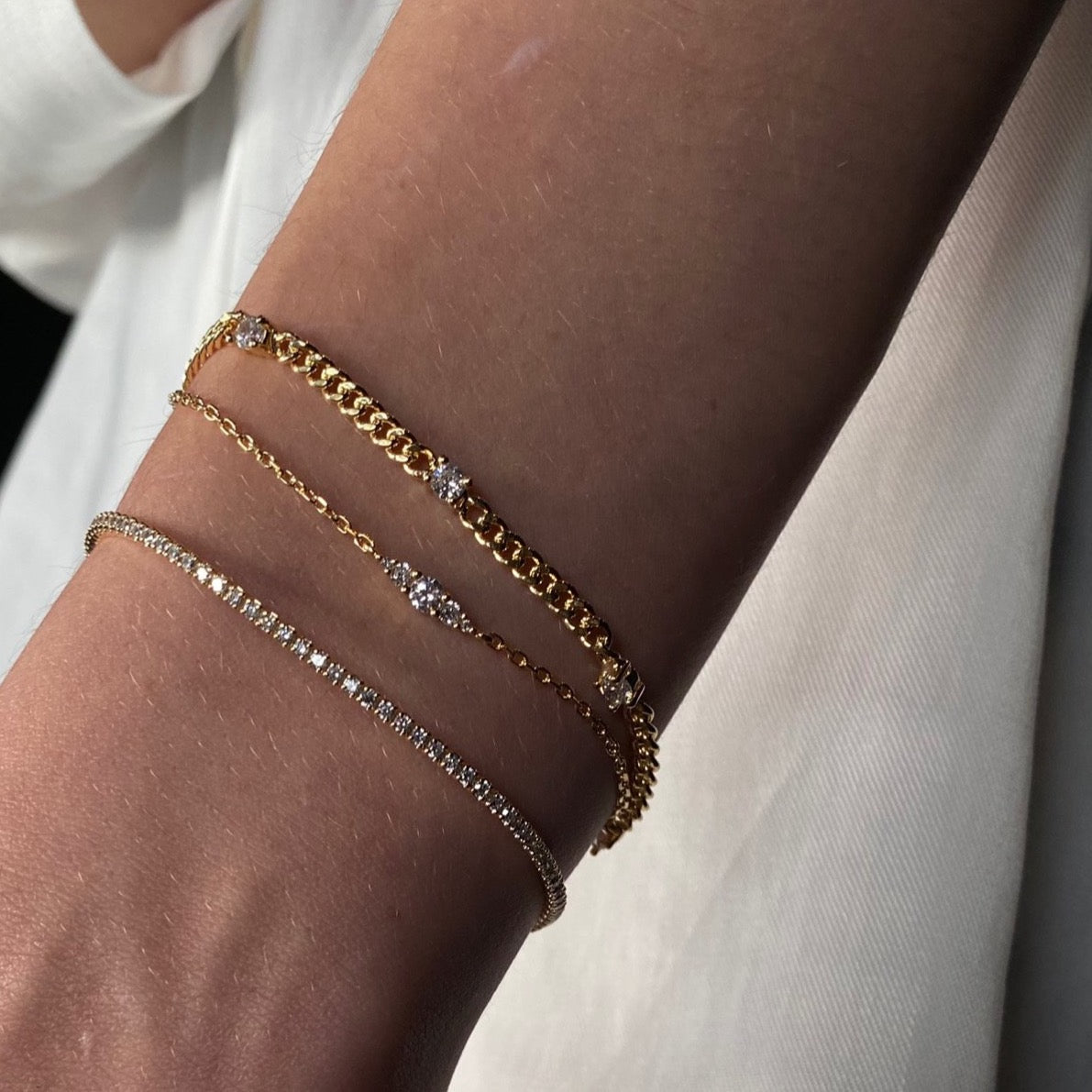 SERENA TENNIS SPARK BRACELET - BRAZALETES - Malandra Jewelry - EP5924