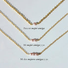 SIEMPRE JUNTAS NECKLACE - COLLARES - Malandra Jewelry - TC947