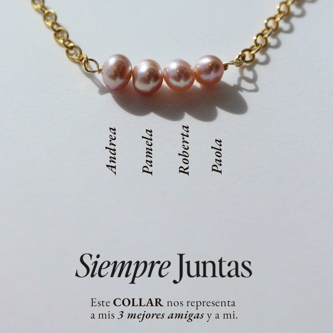 SIEMPRE JUNTAS NECKLACE - COLLARES - Malandra Jewelry - TC947
