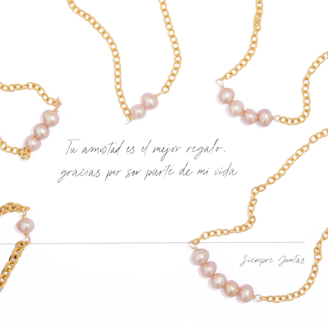 SIEMPRE JUNTAS NECKLACE - COLLARES - Malandra Jewelry - TC947
