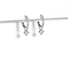 SILVER MILANO HUGGIES - ARETES - Malandra Jewelry - EA6572.P - G60204411300A-1