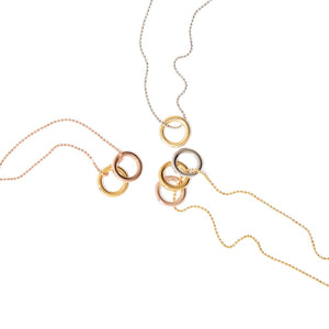 SILVER NECKLACE 45cm - BP - Malandra Jewelry - ICC289.P