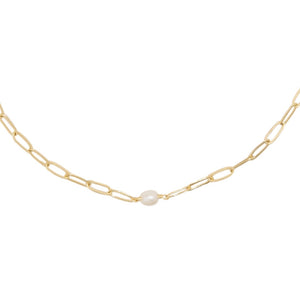 SINGLE PEARL NECKLACE - COLLARES - Malandra Jewelry - VCC136