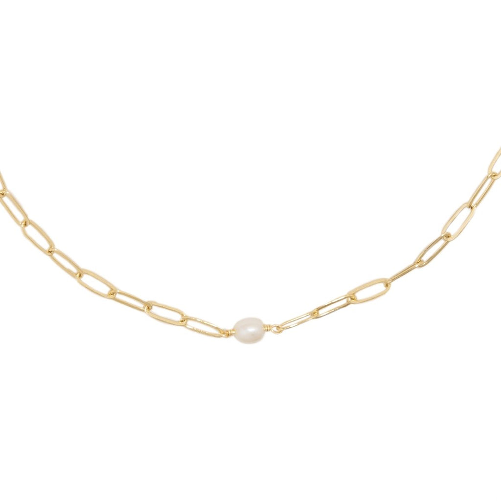 SINGLE PEARL NECKLACE - COLLARES - Malandra Jewelry - VCC136